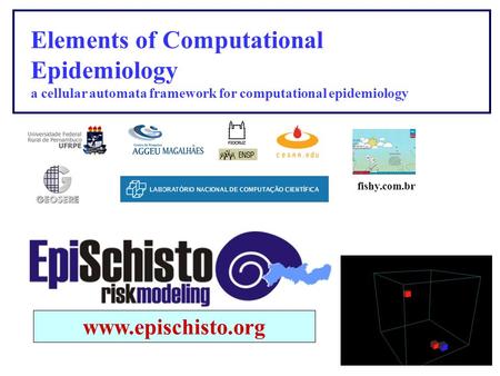 Elements of Computational Epidemiology a cellular automata framework for computational epidemiology www.epischisto.org fishy.com.br.