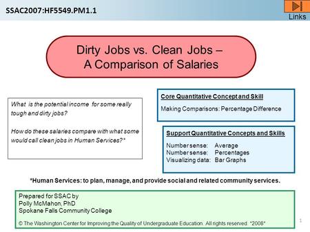 Links 1 What is the potential income for some really tough and dirty jobs? How do these salaries compare with what some would call clean jobs in Human.