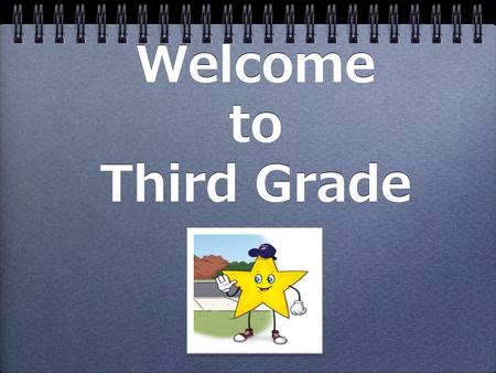 Welcome to Third Grade. Third Grade Objectives We want our Third Graders to become: Self-Directed Learners Self-Managing Students Responsible Citizens.