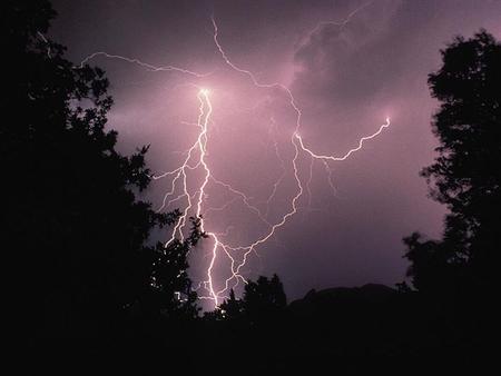 Lightning Lightning is a discharge of electrical energy. May occur: –Between cells in the same storm (Inter-cloud Lightning) –Within a cloud.