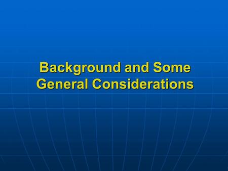 Background and Some General Considerations. The Basic Dilemma in Risk Communication The risks that kill people and the risks that alarm them are completely.