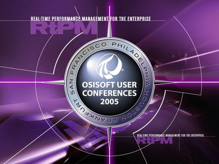 Migrating Operations Applications to PI, by Rayan Hafiz – 2005 OSIsoft User Conferences, Frankfurt.