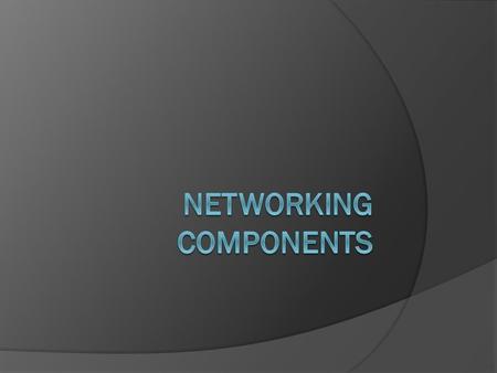 Hub  A hub is a piece of hardware that connects multiple wired devices together on a single network. Hubs work at the physical layer (layer 1) of the.