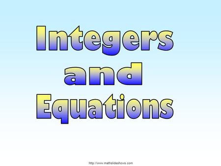 What you do to one side of an equation, you must do to the other side to keep it balanced.