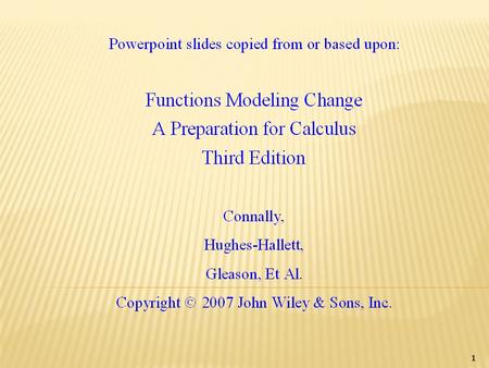 1. Section 2.4 Composition and Inverse Functions 2.