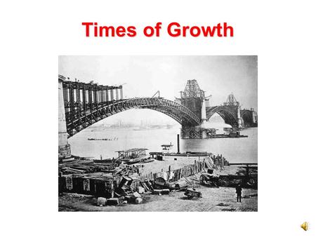 Times of Growth A Changing Missouri Ending slavery was the first step in rebuilding Missouri after the Civil War. Missourians also worked to rebuild.