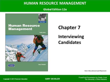 HUMAN RESOURCE MANAGEMENT Human Resources Management 12e Gary Dessler