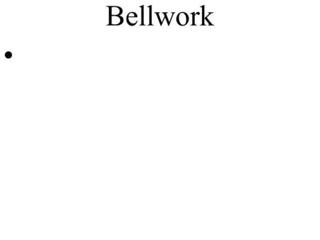 Bellwork 4.3a SLOPE CONJECTURE Objectives: 1. Define the slope of a line 2. Discover formula for finding the slope of a line.