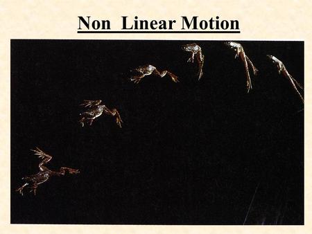 1 Non Linear Motion 2 Definitions: projectile - An object that is thrown,tossed, or launched. trajectory - The pathway of a projectile. Usually follows.