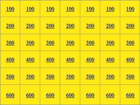 100 200 300 400 500 600 Glycolysis produces this net number of ATP.