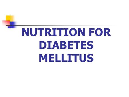 NUTRITION FOR DIABETES MELLITUS. PANCREAS Location : inside notch of duodenum; retroperitoneal. Has body, and tail. Tail crosses midline and comes in.