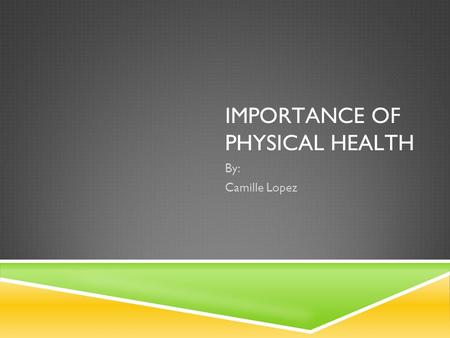 IMPORTANCE OF PHYSICAL HEALTH By: Camille Lopez. SPORTS CLUB IN GERMANY  91, 000 different sports club with about 26 million members. Some German sports.