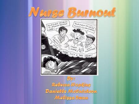 Operational burnout: “a result of the psychological and emotional demand of the relationships between caregivers and their patients” (Garrosa, Rainho,