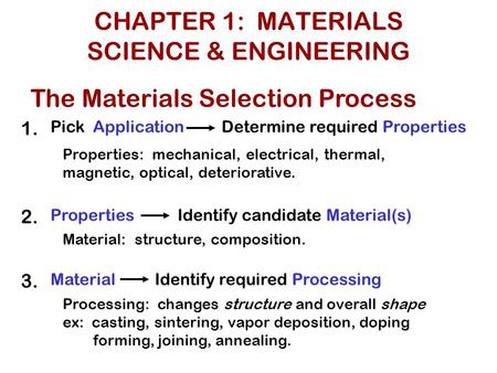 Structural featureDimension (m) atomic bonding missing/extra atoms crystals (ordered atoms) second phase particles crystal texturing < 10 -10 10 -10 10.