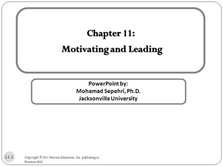 Motivating and Leading Jacksonville University