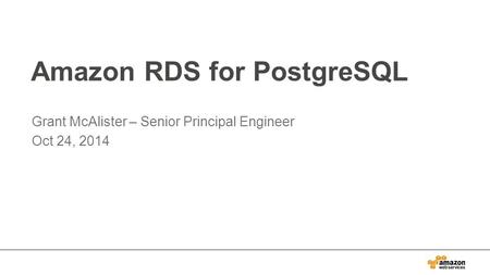 Amazon RDS for PostgreSQL