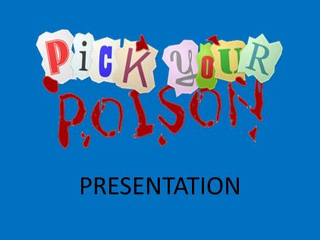 PRESENTATION. A. Choose one of the following categories for your presentation. -1Art & Entertainment -2People & Society -3Health & Well-Being -4Science.