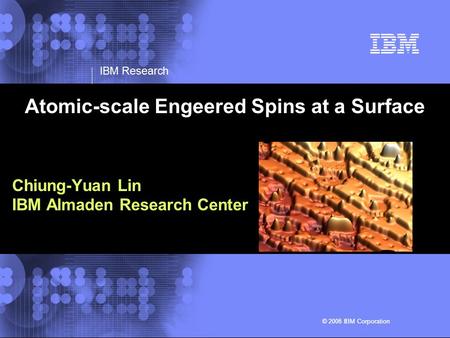 Atomic-scale Engeered Spins at a Surface