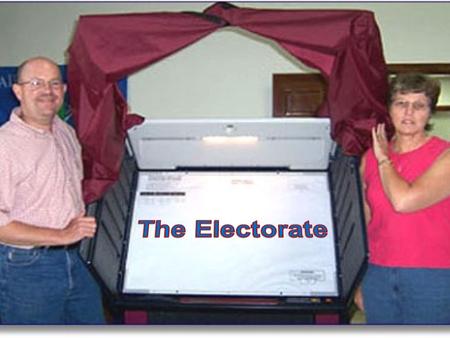 Non-voters –59.9 million people not registered in 1992 – most common reason; may be due to high mobility –No interest in politics, negative view of.