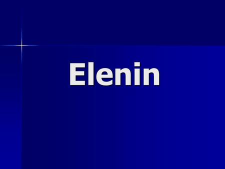 Elenin. Elenin - Looking at The Data What is Elenin? What is Elenin? Earthquakes and Volcanic Eruptions. Earthquakes and Volcanic Eruptions. A look at.