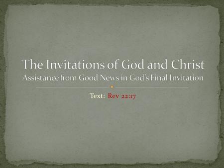 Text: Rev 22:17. The Bible is great partly because of the many warnings it contains Were it not for these great warnings, many of us would fall into the.