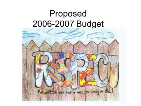 Proposed 2006-2007 Budget. Assumptions COLA 5.92% 22,781 ADA growth is 30 Staffing by formula Employee Retirement Funded at 3.5% Increase for Utilities.