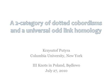 A 2-category of dotted cobordisms and a universal odd link homology