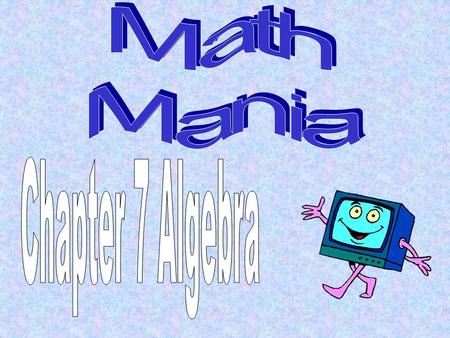 500 100 200 300 100 300 200 300 200 100 200 500 300 100 400 Graphing Inequalities Ch7: find the solution Systems word problems Is it a solution? Ch7: