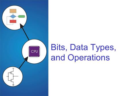 Bits, Data Types, and Operations. Copyright © The McGraw-Hill Companies, Inc. Permission required for reproduction or display. 2-2 How do we represent.