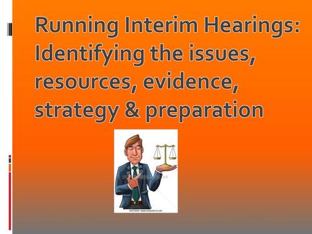 Relevant provisions of the Act  S 62 provides  “ A care order may be made an interim order or a final order, except as provided by this Part.  The.