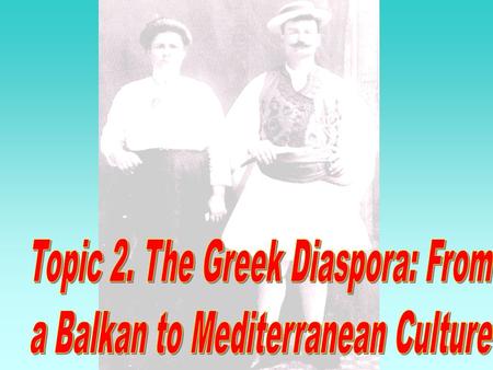 Beginning in the second half of the eighth century, Greeks began to migrate from their Balkan homeland and establish new settlements all around the Mediterranean.