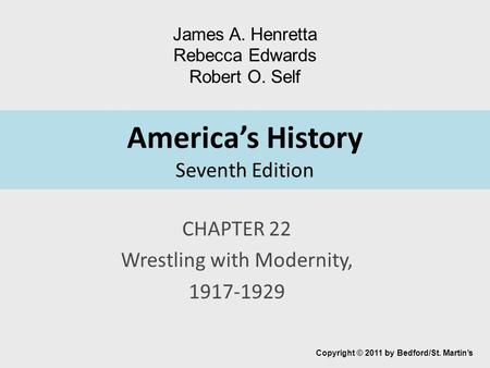 America’s History Seventh Edition