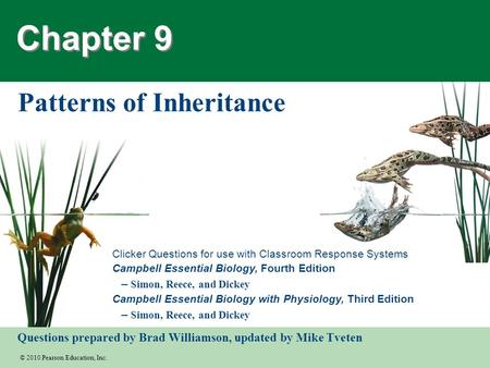 Patterns of Inheritance