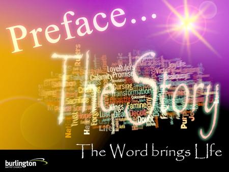 The Word brings LIfe. John 1:4 4 In him was life, and that life was the light of men. Jesus is the Word God’s WRITTEN WORD (the Bible) always points to.