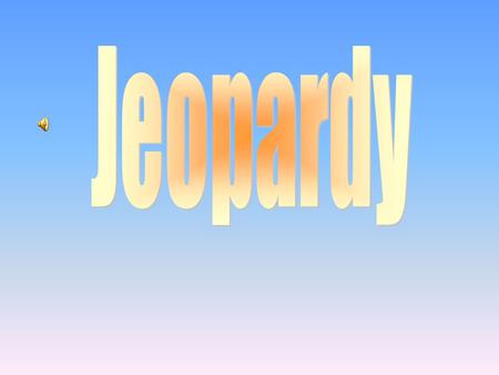 100 200 400 300 400 Let’s Party! (Political) Bring it on! (Causes) Can you believe that? (Fun Facts) That’s all folks! (Results) 300 200 400 100 500.