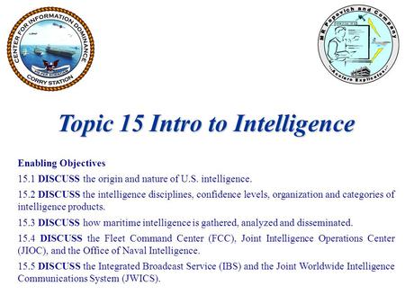 Topic 15 Intro to Intelligence