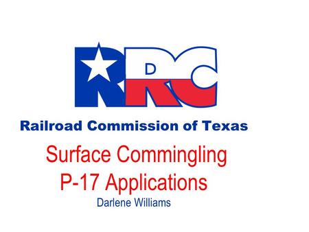 Class Description In the class today we will be discussing how to properly file the P-17 report. The P-17 form is used by an operator when they are surface.