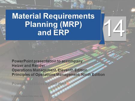 Material Requirements Planning (MRP)