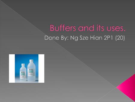  It is a solution that does not change the pH of a solution.  Consists of a mixture of a weak acid and its conjugate base or a weak base and its conjugate.