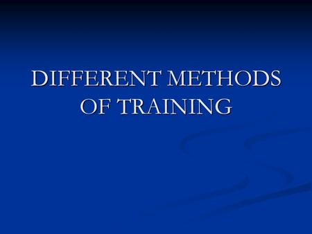 DIFFERENT METHODS OF TRAINING. ISOTONIC CONTRACTION (DISTINCT MOVEMENT) WHEN THE MUSCLE CONTRACTS, SHORTENING OR LENGTHENING OCCURS DURING THE CONTRACTION,