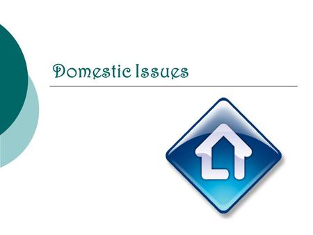 Domestic Issues. Education  Higher Education (refer left)  Student Loans  No Child Left Behind  Standardized Testing  Education Funding 