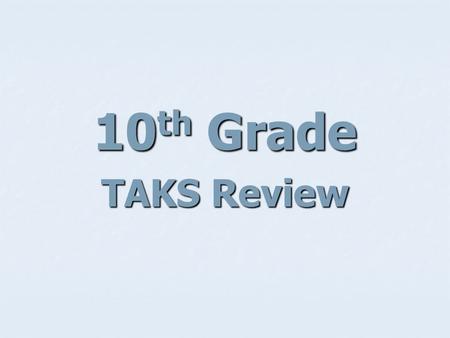 10 th Grade TAKS Review 1492 The Italian navigator, Christopher Columbus, who sailed with the support of the Spanish crown, arrived in the Americas in.