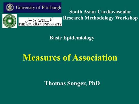 Measures of Association