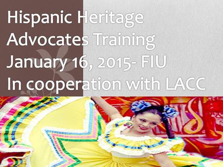 Hispanic Heritage Month Each year, Americans observe Hispanic Heritage Month from September 15 to October 15, by celebrating the rich histories, cultures,