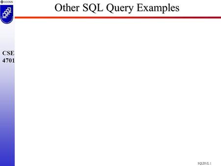 Other SQL Query Examples