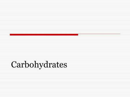 Carbohydrates. Organic Compounds  All contain carbon, hydrogen, and oxygen—CHO  Macromolecules = BIG  4 types of organic compounds: Carbohydrates &