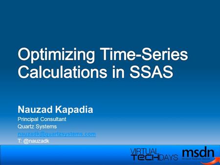 Optimizing Time-Series Calculations in SSAS