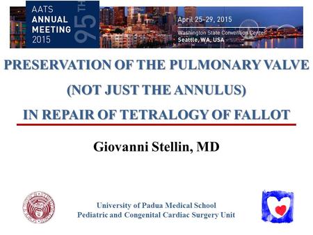 PRESERVATION OF THE PULMONARY VALVE (NOT JUST THE ANNULUS)