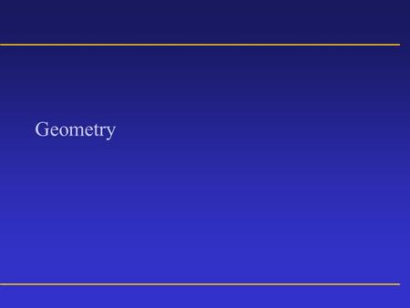 Geometry Detector geometry A detector geometry in Geant4 is made of a number of volumes. The largest volume is called the World volume. It must contain.