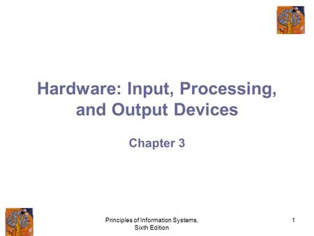 Principles of Information Systems, Sixth Edition 1 Hardware: Input, Processing, and Output Devices Chapter 3.